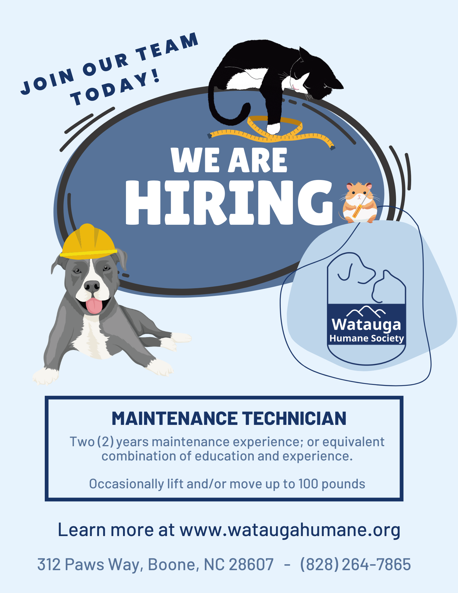 We are hiring!